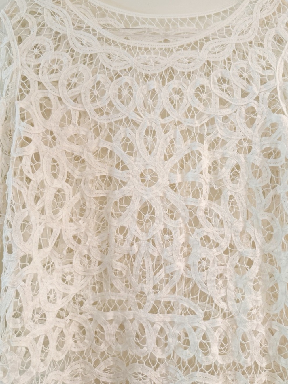 J. McLaughlin 3/4 Sleeve Cosette Lace Blouse - Picture 8 of 10